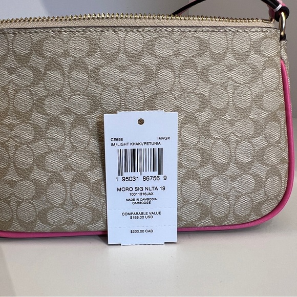 Coach Nolita 19 In Colorblock Signature Canvas - Picture 6 of 7